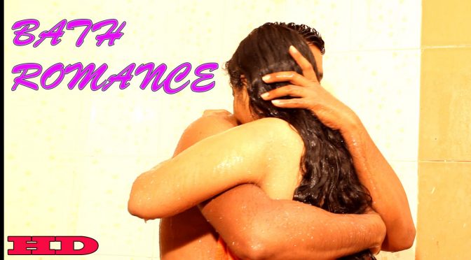 Romance with her husband in bathroom | Bothroom romance tips